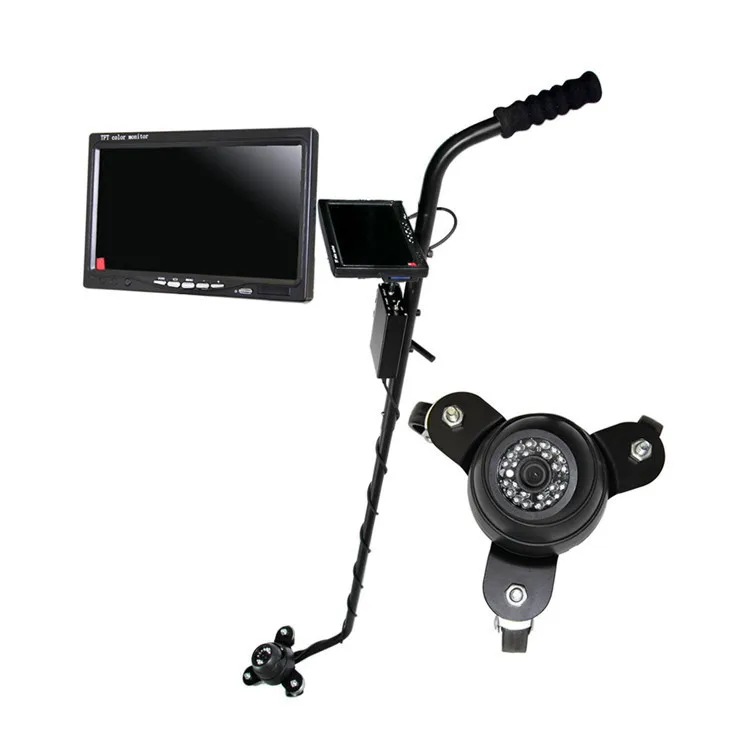 Video Portable Underbody Visual Inspection Mirror 120 ° Wide Angle Underbody Inspection Detector