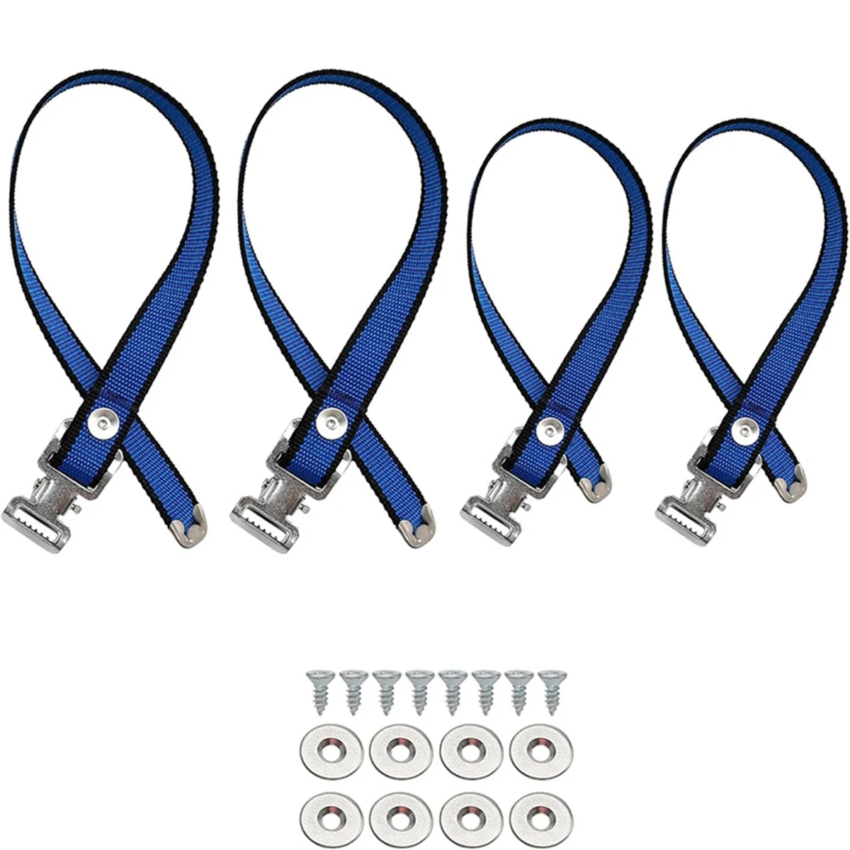 

4PCS Drywall Stilts Straps, Adjustable Stilt Leg Band Straps Kit, Comfort Leg Foot Fixation Strap Replacement Part