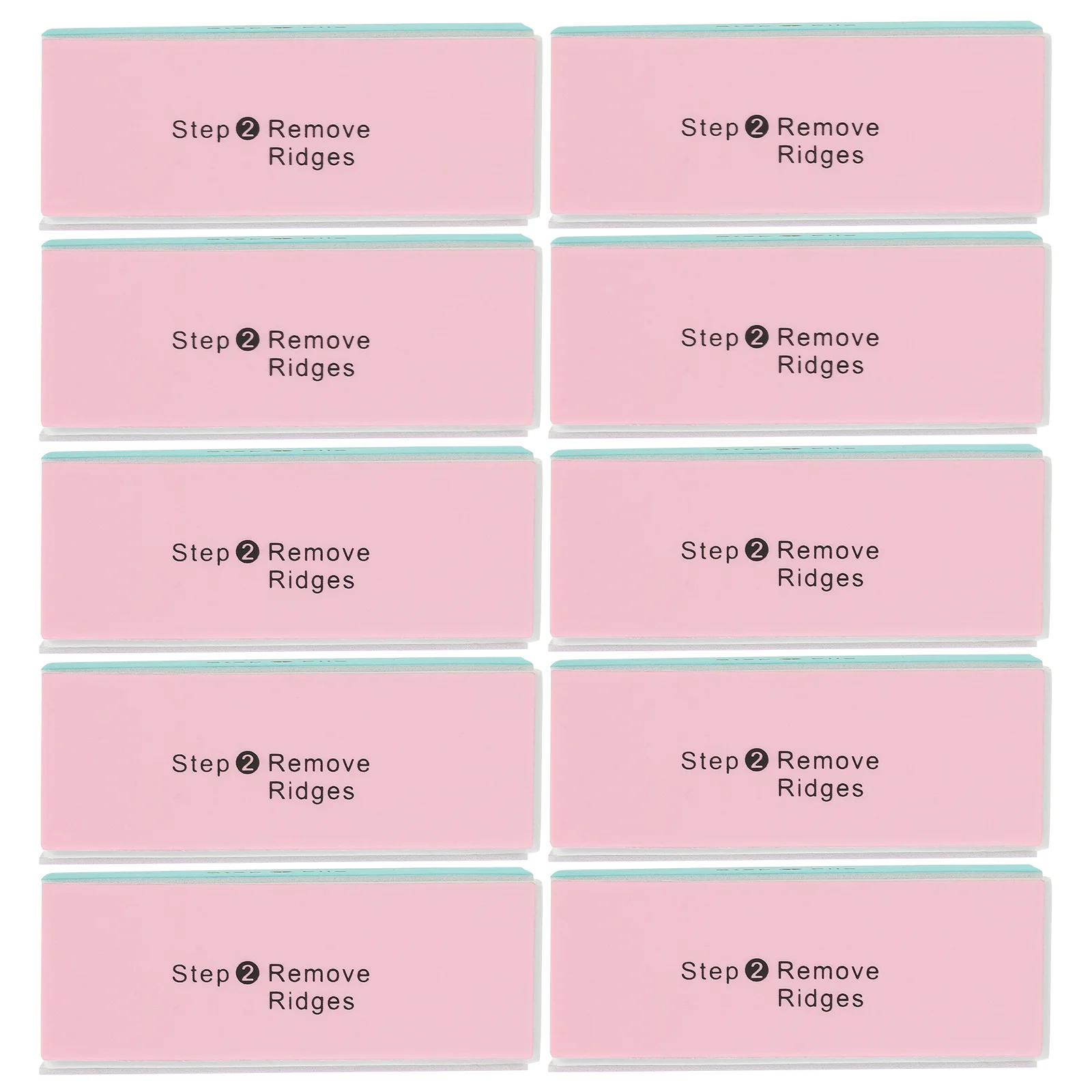 10Pcs Eva Nail Files Four Sided Nail Art Supplies Manicure Tools for Women Smooth Shaping Portable Design for Salon Home Use