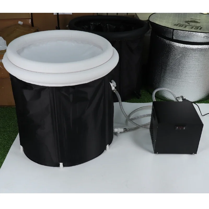 

z Small Ice Bath Cooling System Chiller Equipped with Portable Ice Bath Tub For Body Recovery