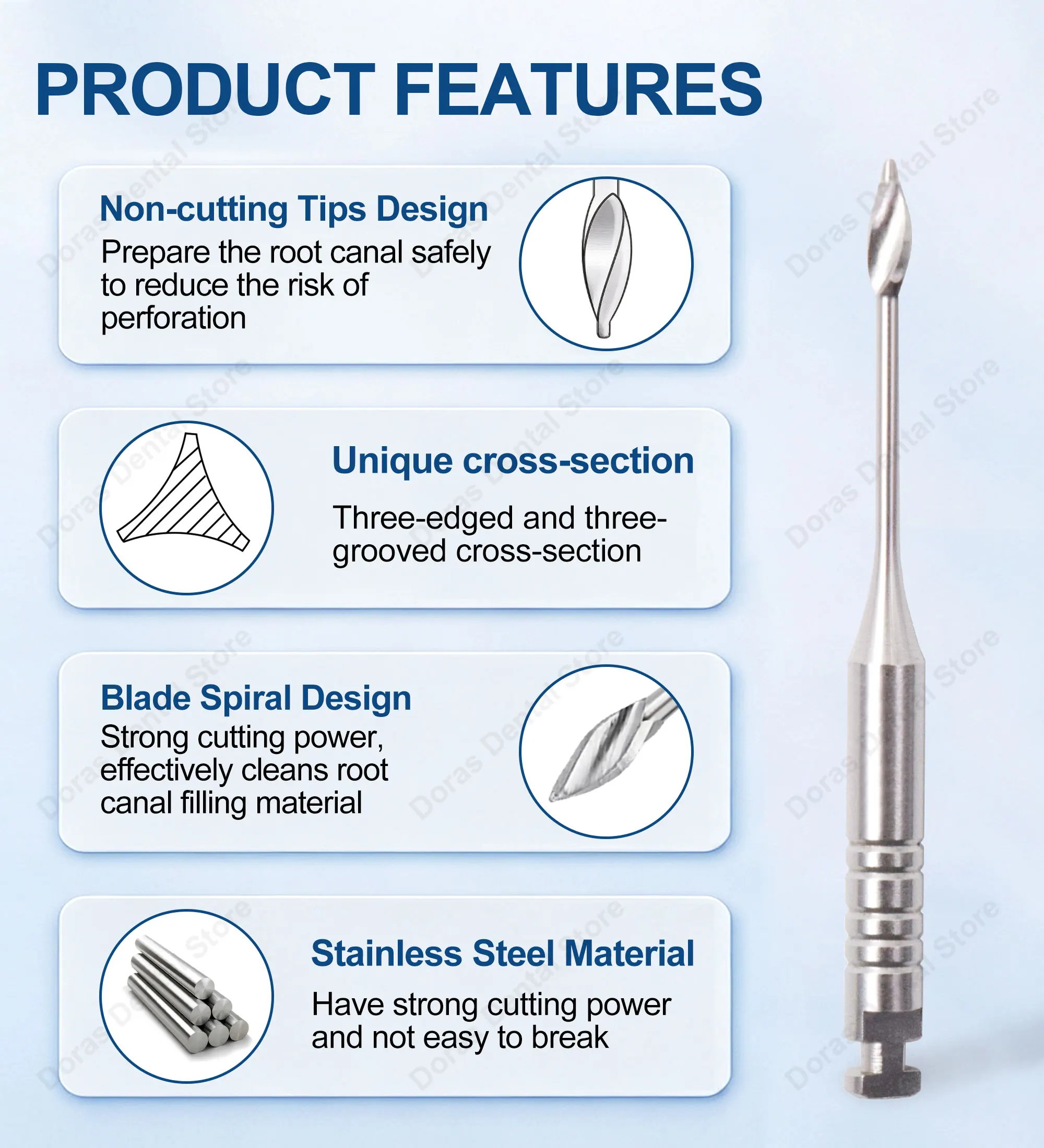 1 Box Dental Endodontic Files Reamers Dental Drill Dental Burs Gates Drills Glidden Endo Files Gate Dentist Tools Lab Materials