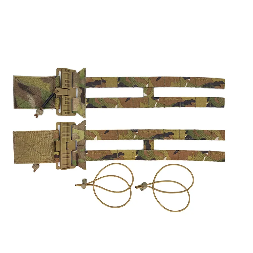 

Tactical Vest 2-Band Skeletal Cummerbund Molle Waist Cover with Quick Release Buckle for JPC XPC