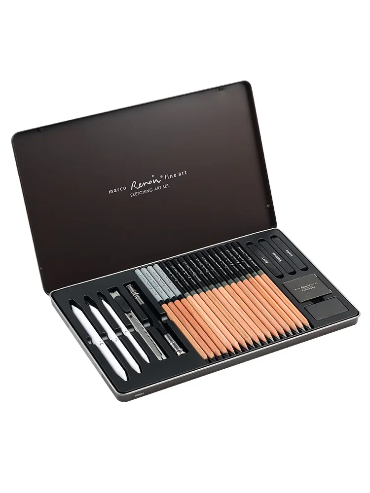 Marco Renoir Series Sketch Tool Set Art Student Special Beginner Sketch Pencil Sketch Pencils Drawing Set