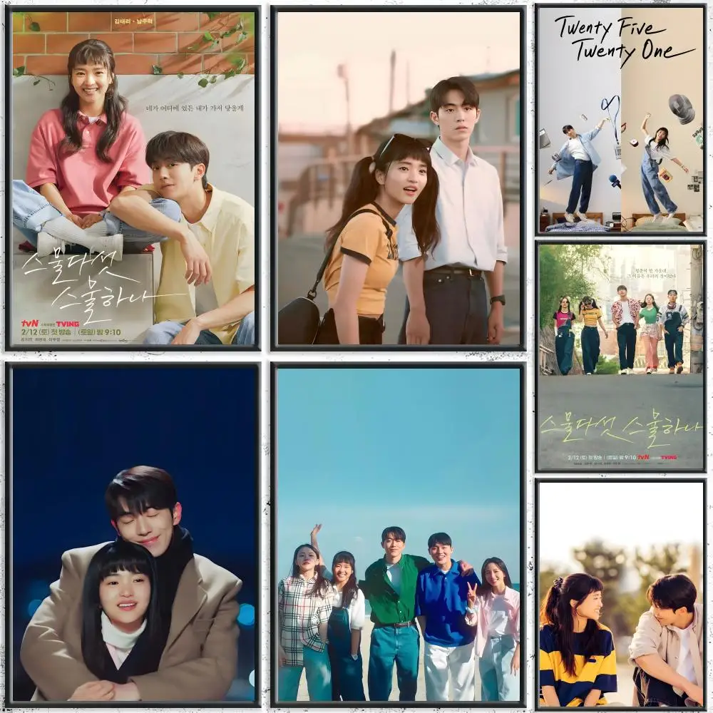 Korean TV Twenty Five Twenty One Painting Calligraphy HD Canvas Poster Crease Free Waterproof All Space Wall Decor