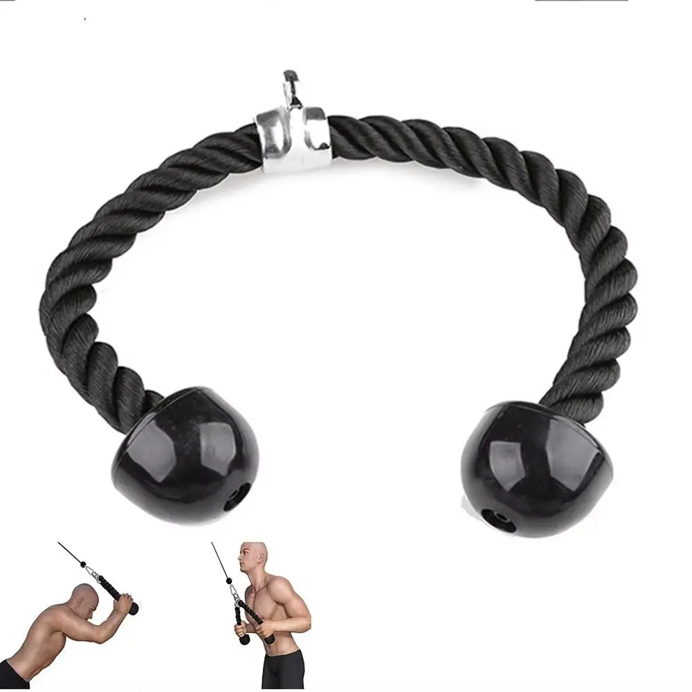 

Portable Triceps Pull Down Rope Multi-Use Stable Gym Pulldown Rope Heavy Duty Nylon Biceps Rope Bodybuilding Exercise