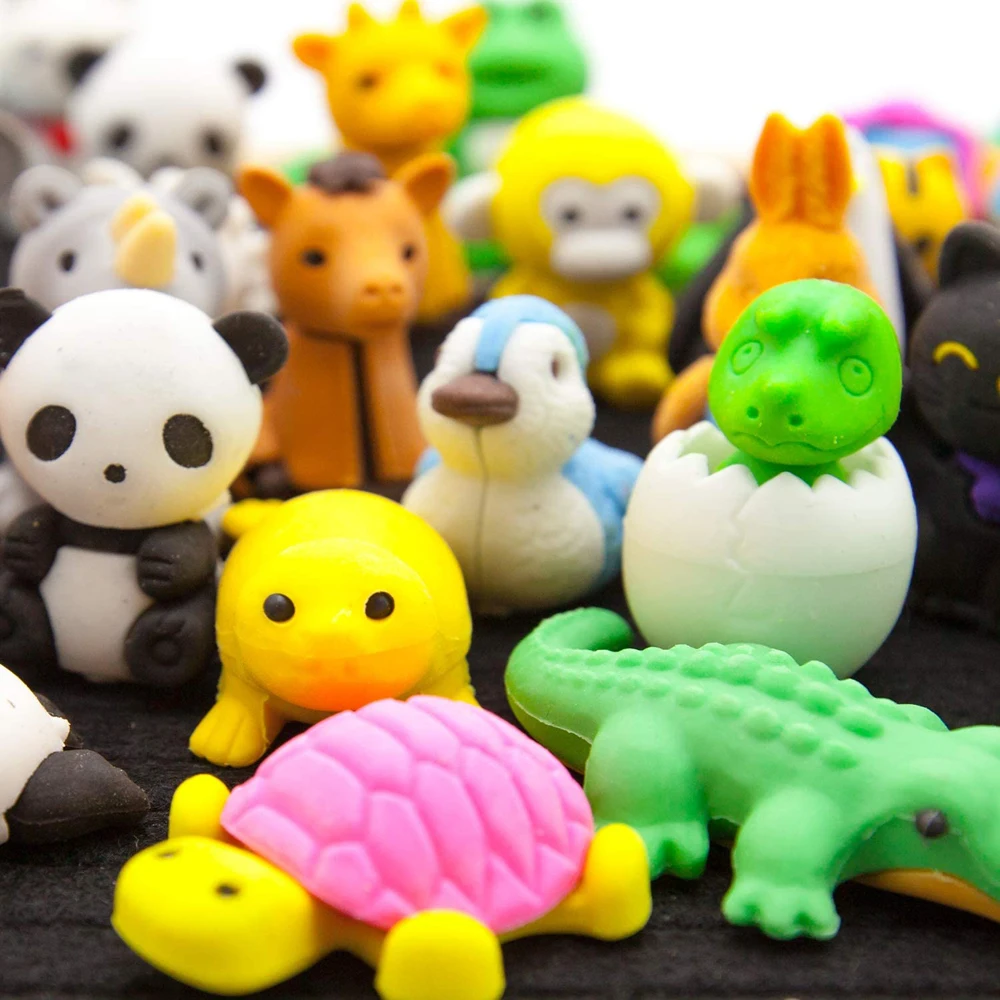 

Gifts Non-Toxic Children Toy Removable Animal Shaped Puzzle Eraser Toys Pencil Eraser Zoo Animal Eraser Animal Pencil Erasers