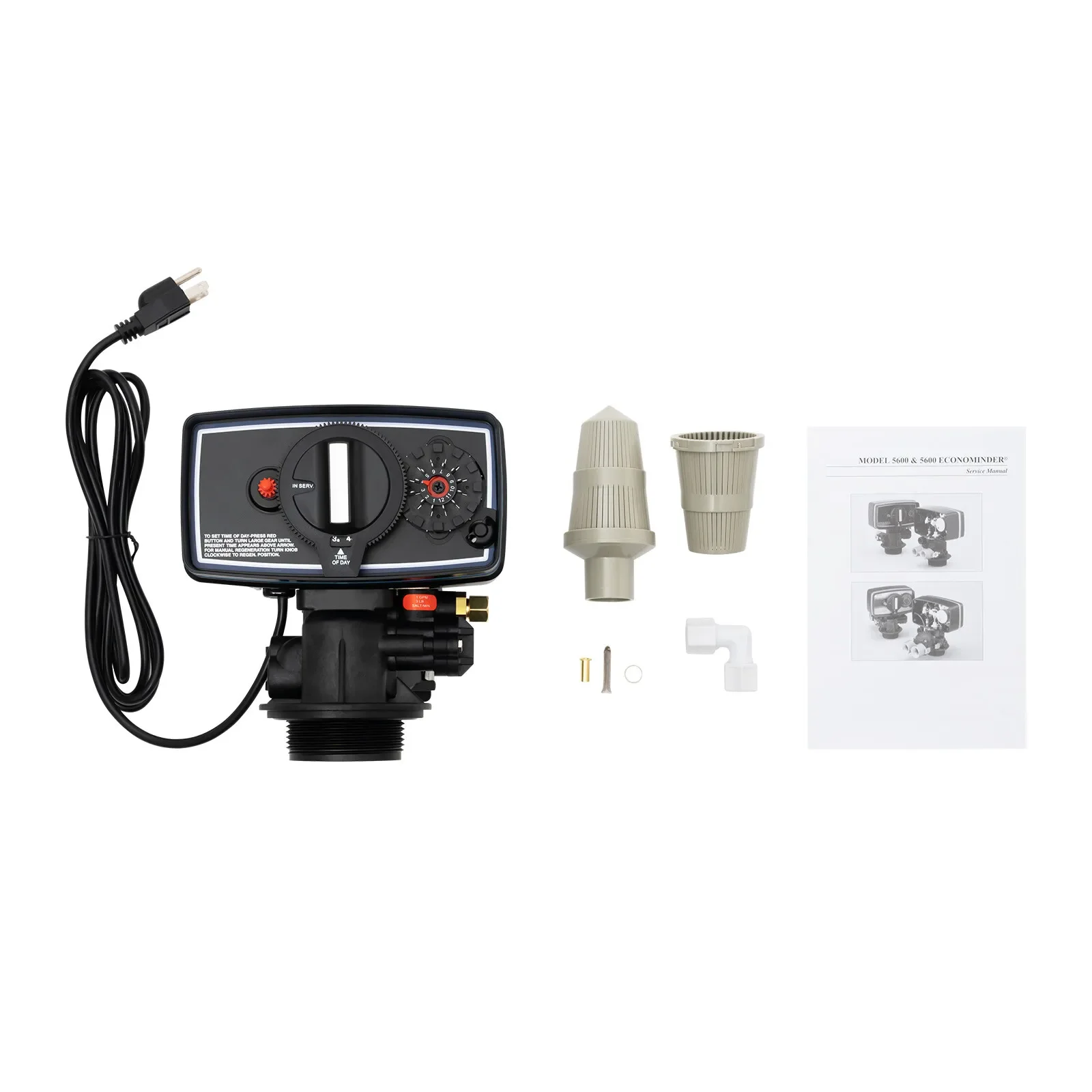 

Цифровой регулирующий клапан Fleck 5600 — программируемый таймер на 12 дней для системы смягчителя воды и резервуара из фильтровальной смолы