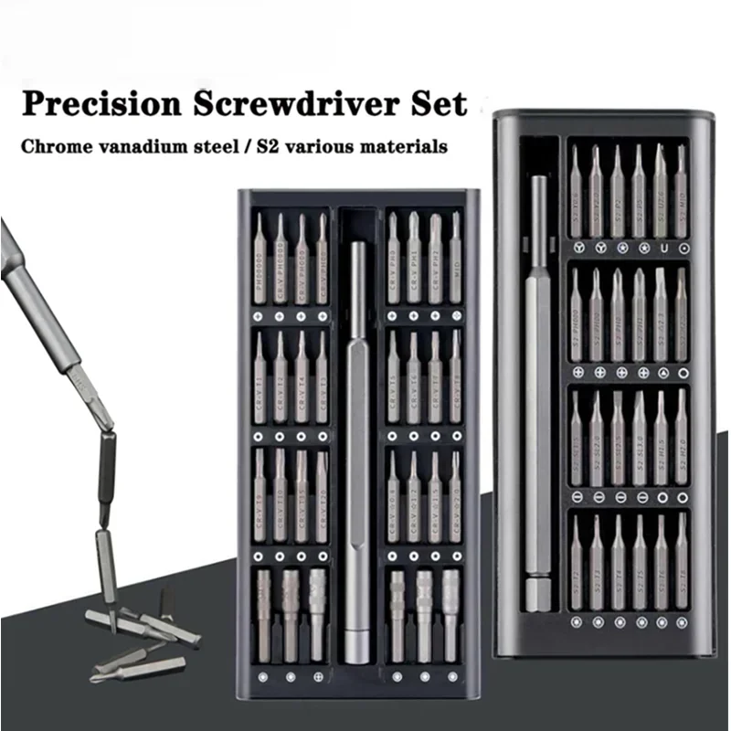 63 in 1 and 25 in 1 Screwdriver Set Magnetic Screwdriver Kit Bits Precision Electric Laptop Iphone Screwdrivers Small