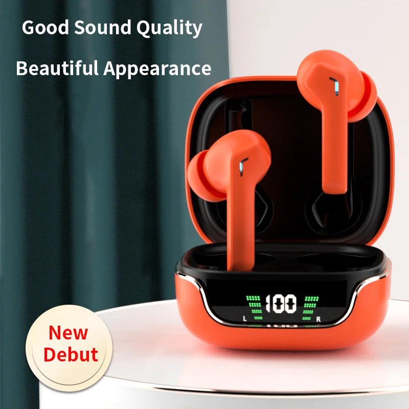 

Bluetooth Earphone Gaming Music Dual-mode Power Display ENC Call Noise Reduction Long Battery Life Game Headphone Talk Clearly