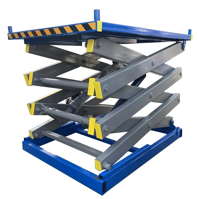 Factory Direct Sales 1 2 3 Ton Fixed Hydraulic Scissor Lift Platforms Hydraulic Electric Fixed Scissor Lift
