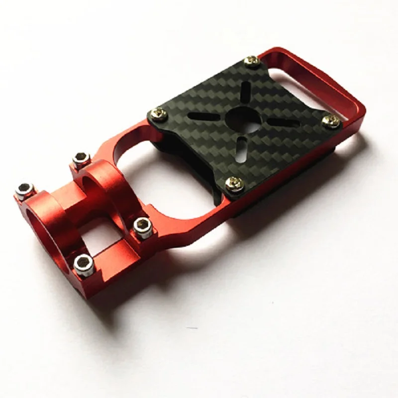 20mm 22mm 25mm Carbon Fiber Pipe Motor Mount Base Aluminum Support Frame Spare Parts for RC Plant Agriculture UAV Drone