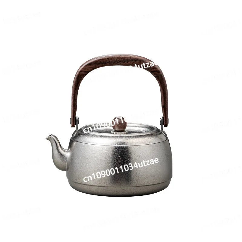 

800Ml Pure Titanium Beam Pot Household Titanium Pot Large Capacity Tea Boiling Water Teapot Portable Outdoor