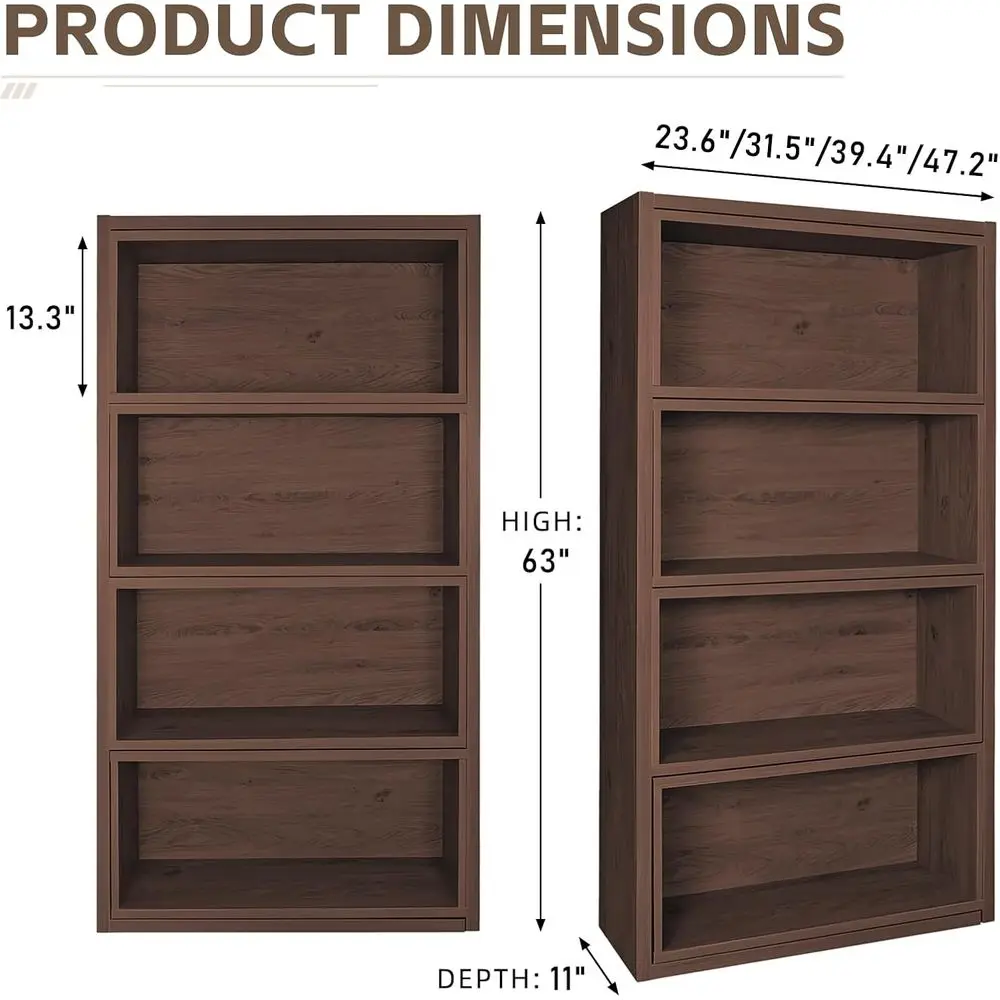 Scaffale regolabile a 3 vie, spazio di archiviazione a 4 livelli, organizer in legno salvaspazio per la casa