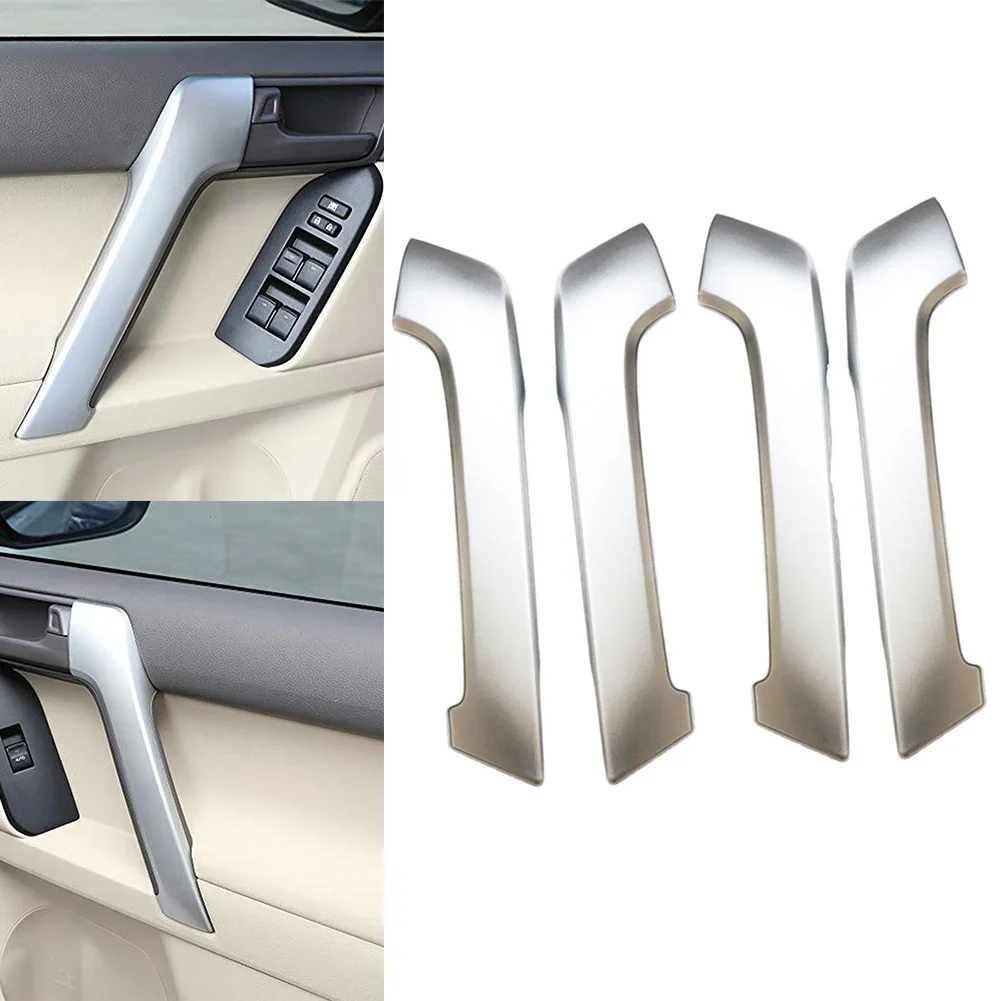 Scratch Concealment Interior Door Handle Trim Car Modification Excellent Protection Against Fading For Toyota Land Cruiser Prado