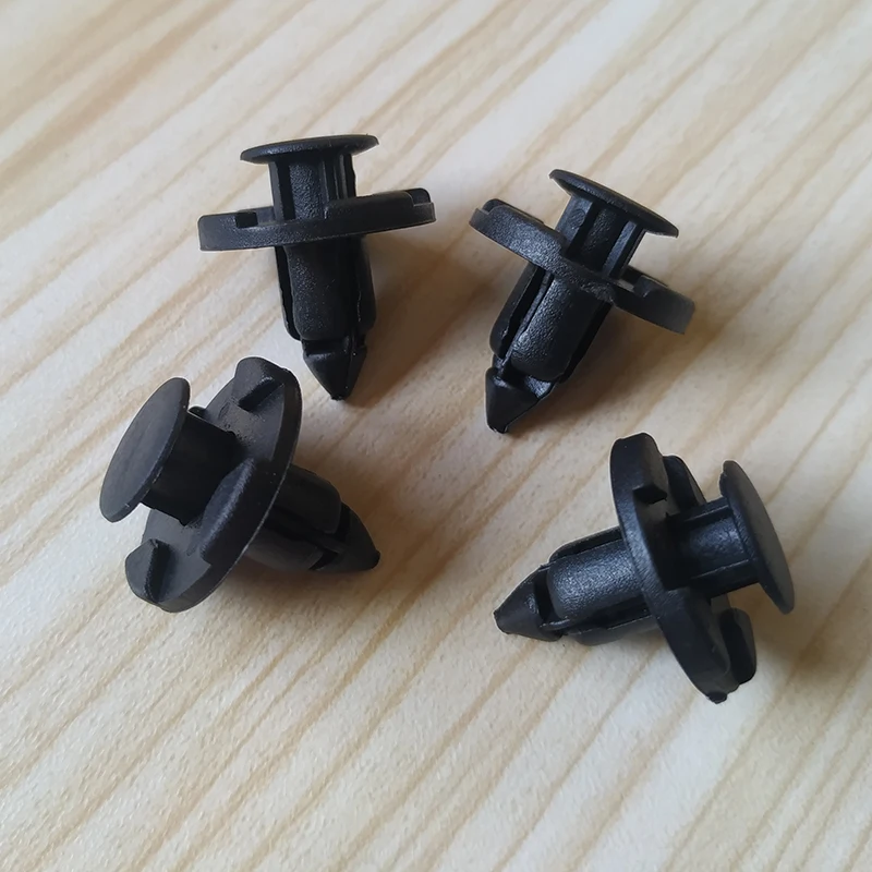 Clips de Garniture en Plastique de 8mm pour Doublures d'Arc de Roue Nissan, Bouclier de Baie de Mote