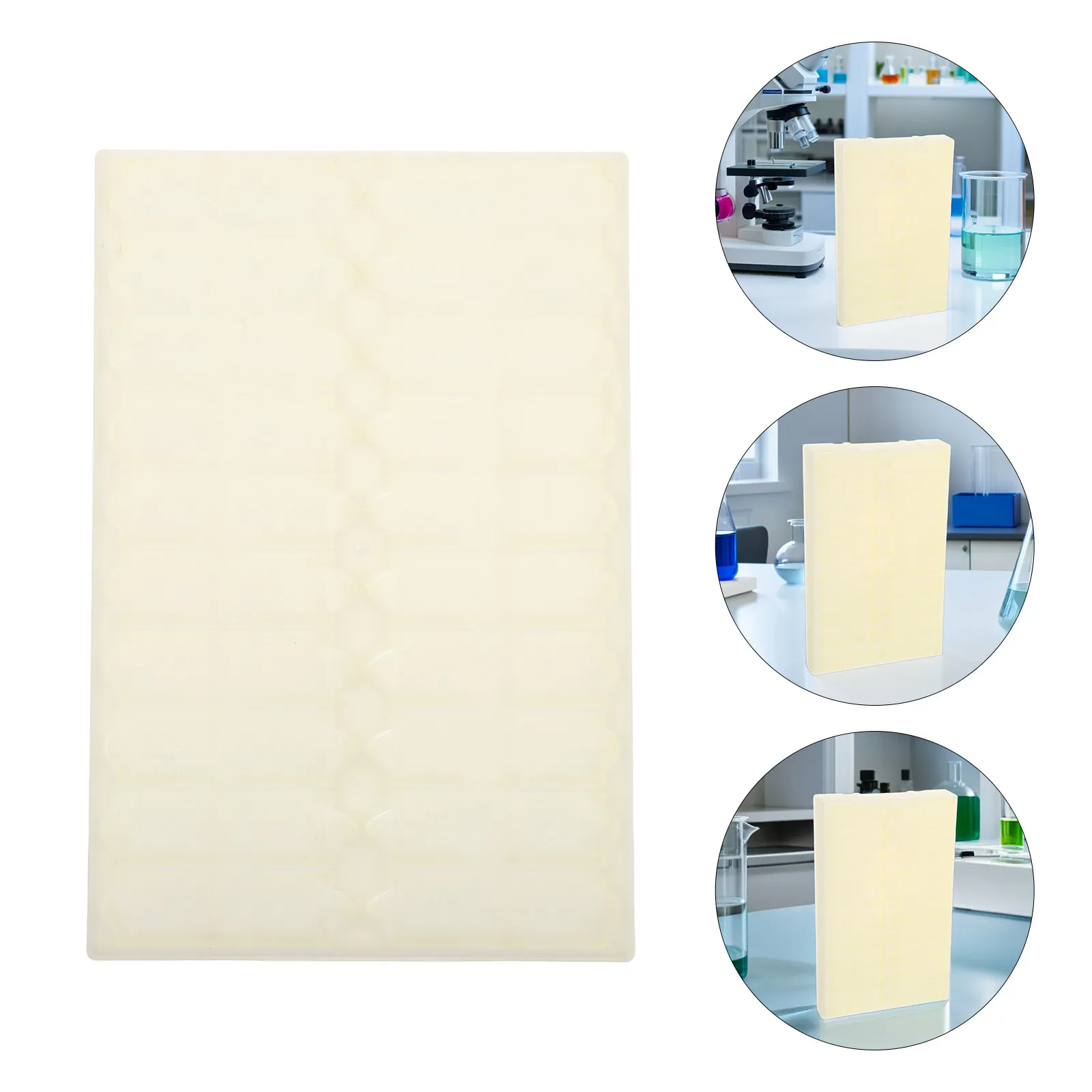 4Pcs Microscope Slide Drying Board Laboratory Drying Rack Thickened Plastic Multilayer Ventilation System Slide Preservation