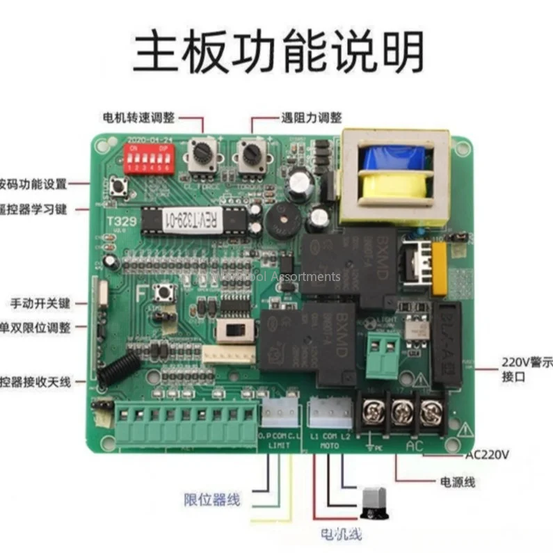 DW-329 sliding door controller electric door opener universal control board suitable for all kinds of door openers