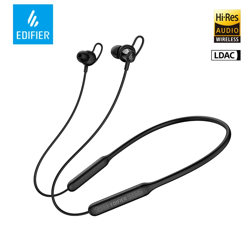 Edifier W210BT Neckband Bluetooth Earphones Magnetic Type Sport Earbud Hi-Res Wireless Headphone with LDAC Codec IP55 Waterproof