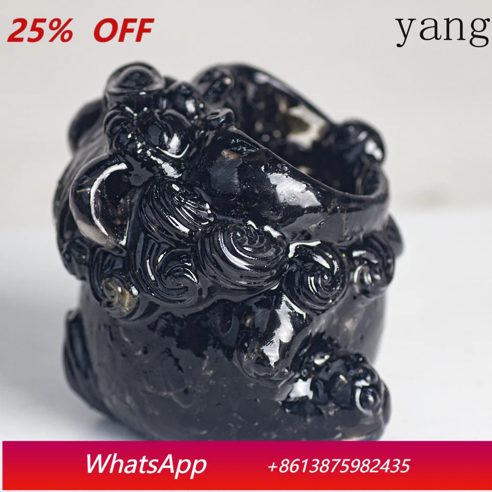 

CX Big Mouth Animal Statue Office Home Living Room Tabletop Ornament