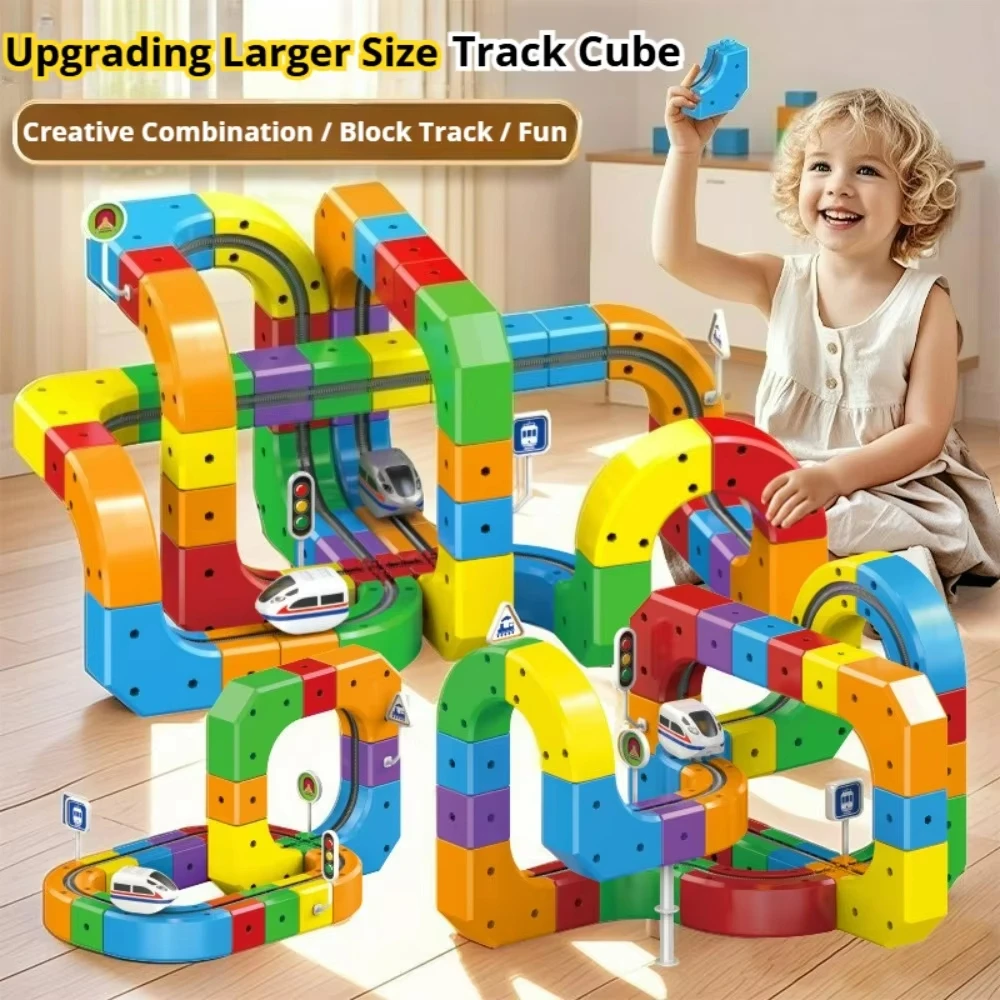 مجموعة بناء سكة حديدية كهربائي - مراجعة Kids Toys Electric وسعره