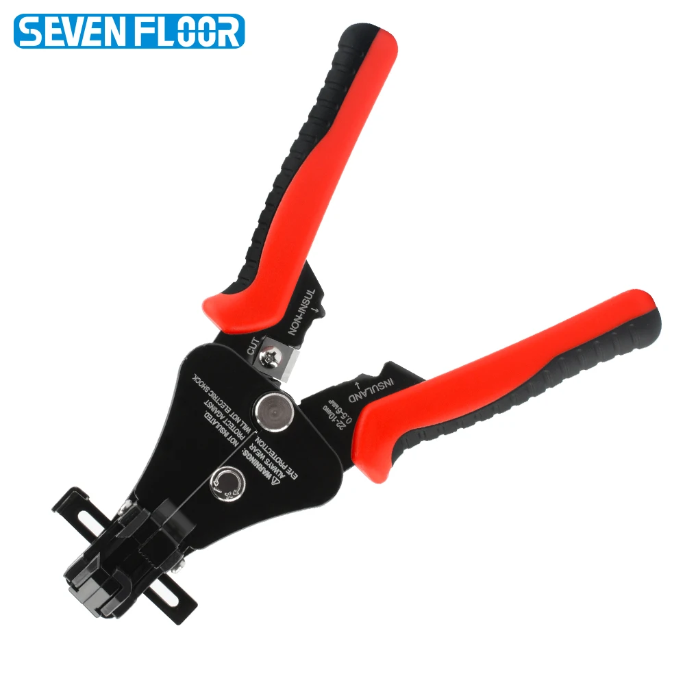 18-8AWG Adjustable Multifunctional Wire Stripper Crimping Pliers High Precision Heavy Duty Electrician Tool