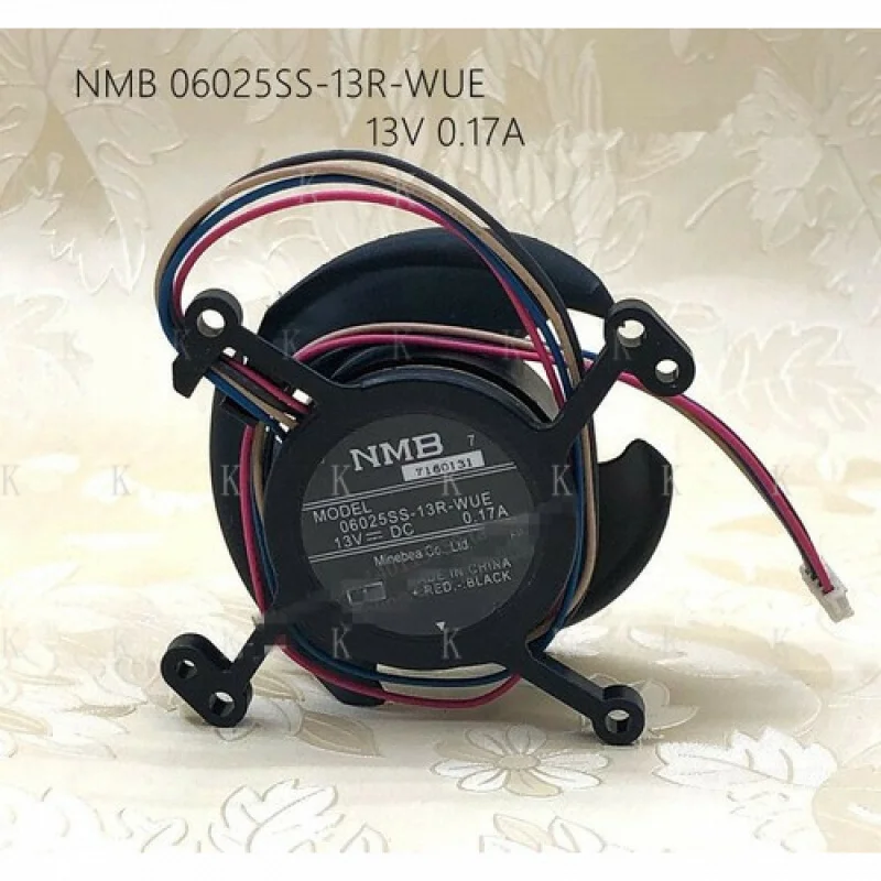

C ДЛЯ NMB 06025SS-13R-WUE 13 В 0,17 А 6025 4-проводной охлаждающий вентилятор для проектора