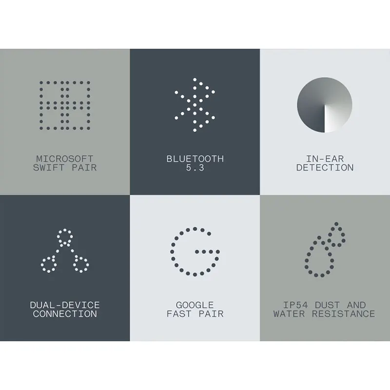 Global Verison CMF من Nothing Buds 42dB إلغاء الضوضاء النشط ANC مع وضع الشفافية IP54 Ultra Bass Technology 2.0 #6