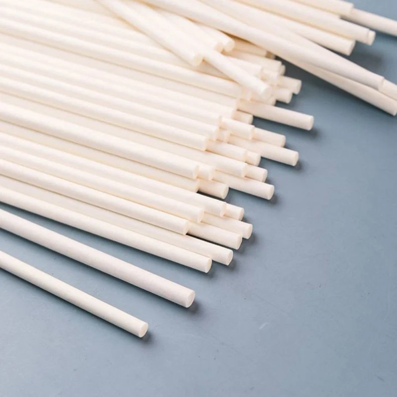 

For Lollipop Chocolate Sugar Stick Pole Handle Rod Cake Dough Tool Baking Child Plastic Food Bar10cm Long Lollipop Stick 100Pcs