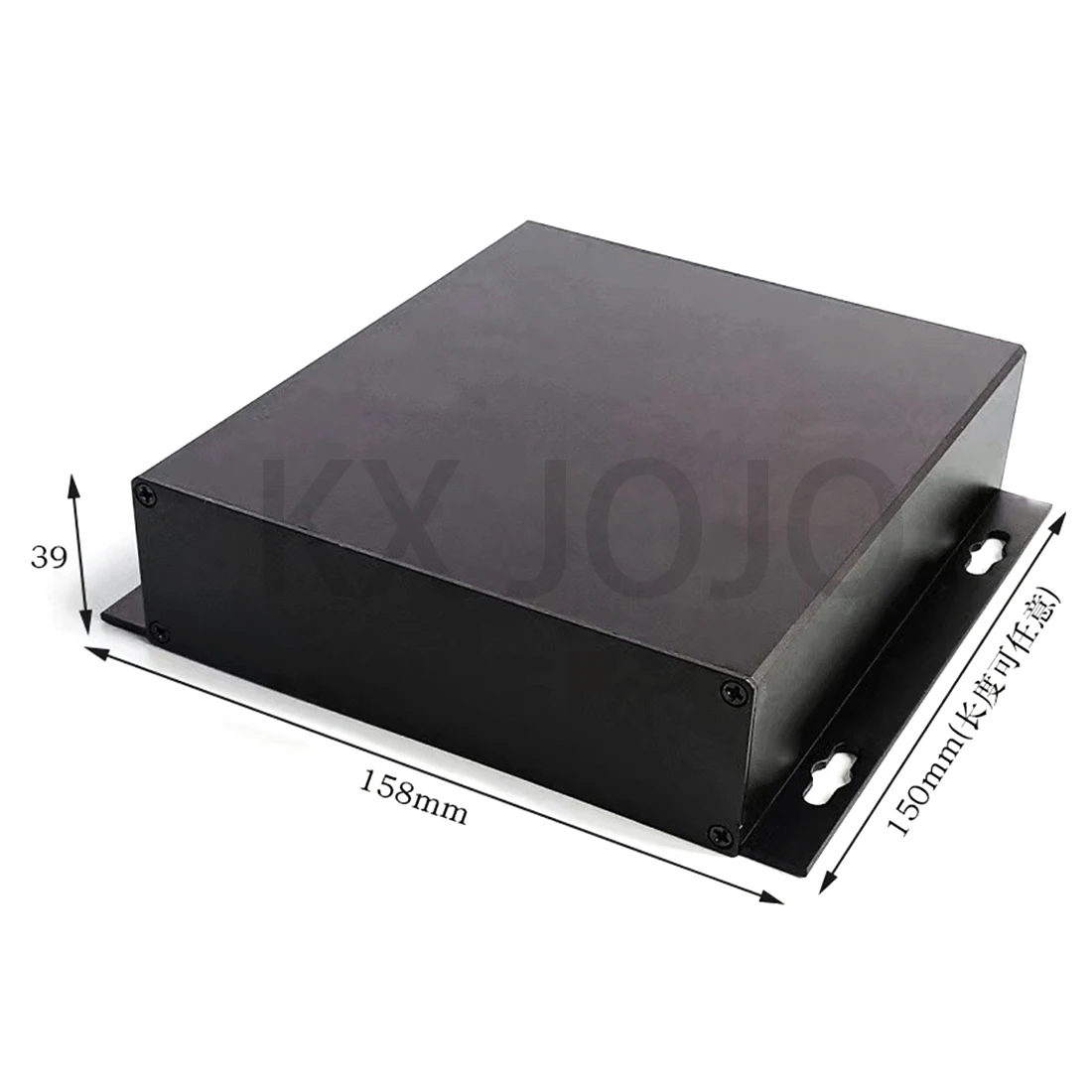 

Aluminum Enclosure 158*39*150mm Black/Gold Waterproof Box Split Type Cooling Case Electronic Box DIY Power Housing Instrument