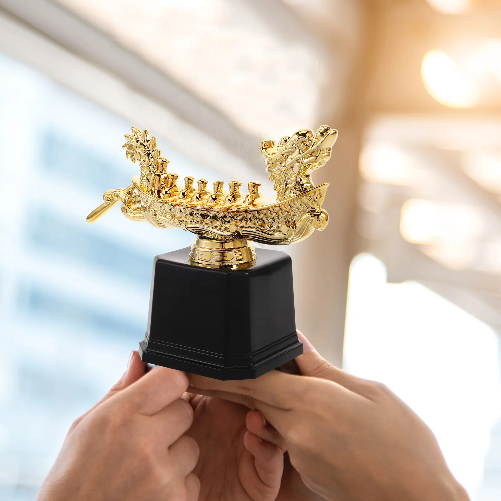 

Dragon Boat Trophy Family Goat Award Funny Classroom Prize Medal Competition Medals Bowling Trophies Football for Adults