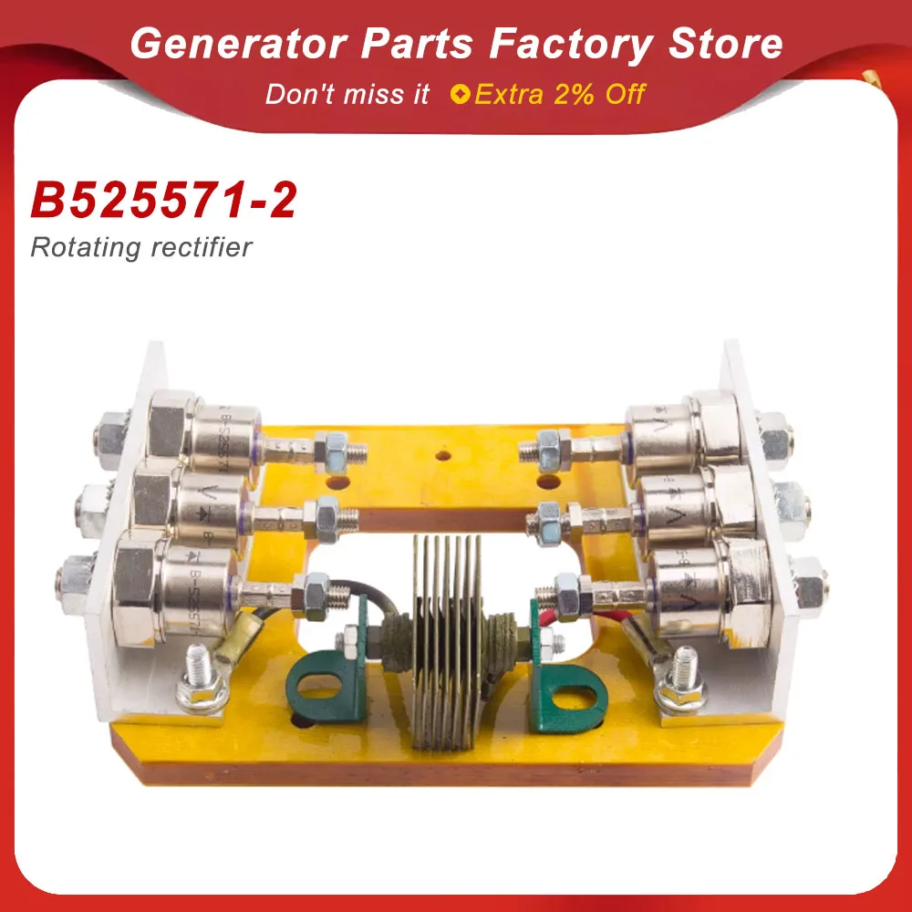 B-525570-2 B-525571-2 Rotating Rectifier Diode Wheel Assembly for Marathon MagnaMAX 430 570 740 Generator