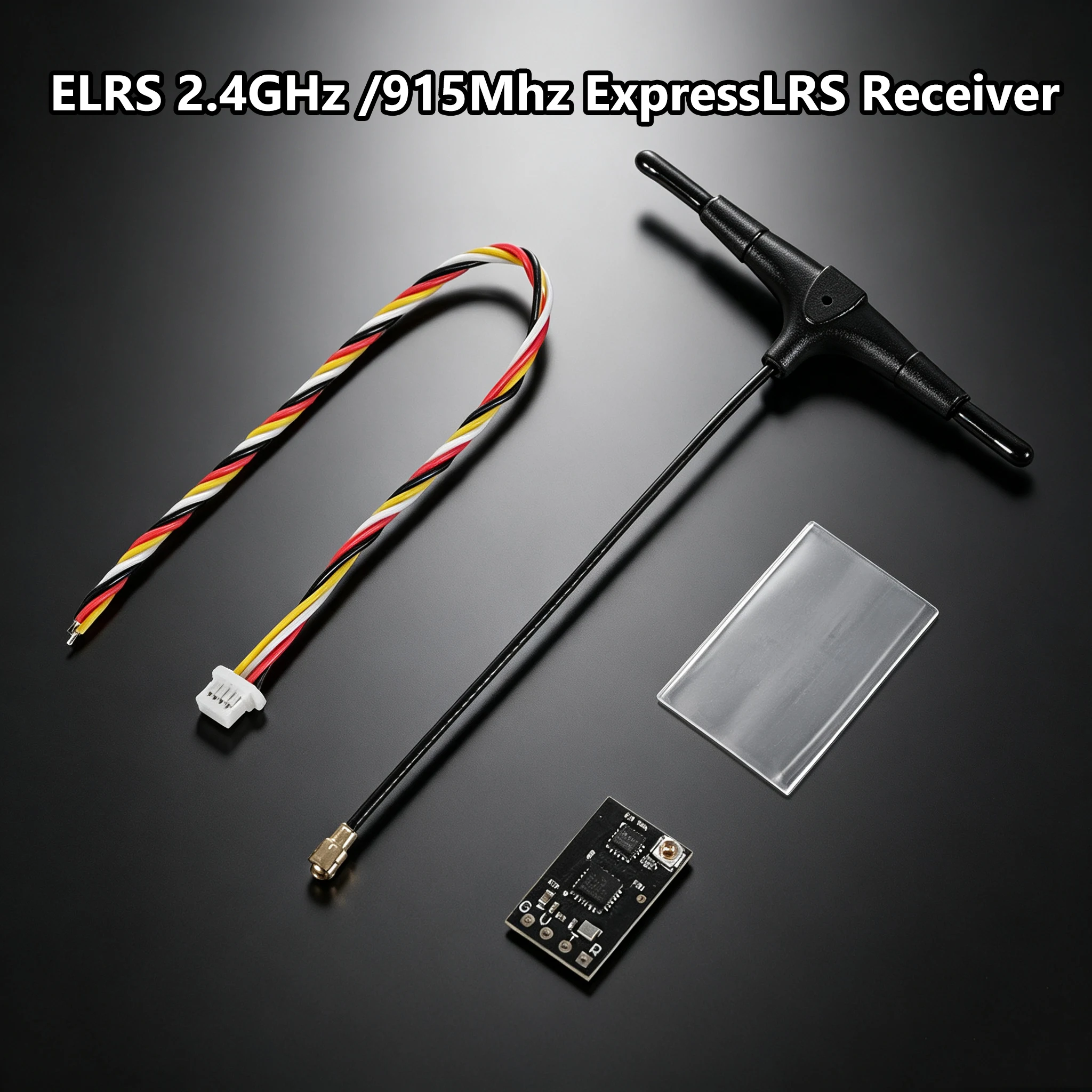 ELRS 915MHz/ 2.4G RX 3.3.0 ExpressLRS Receiver with T type Antenna Support Wifi upgrade for RC FPV Traversing Drones DIY Parts