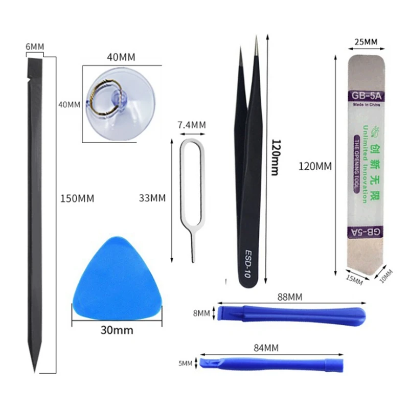 45 In 1 Opening LCD Screen Cell Phone Repair Tools Kit For Phone Laptop Watch Glasses Repair Tools Kit