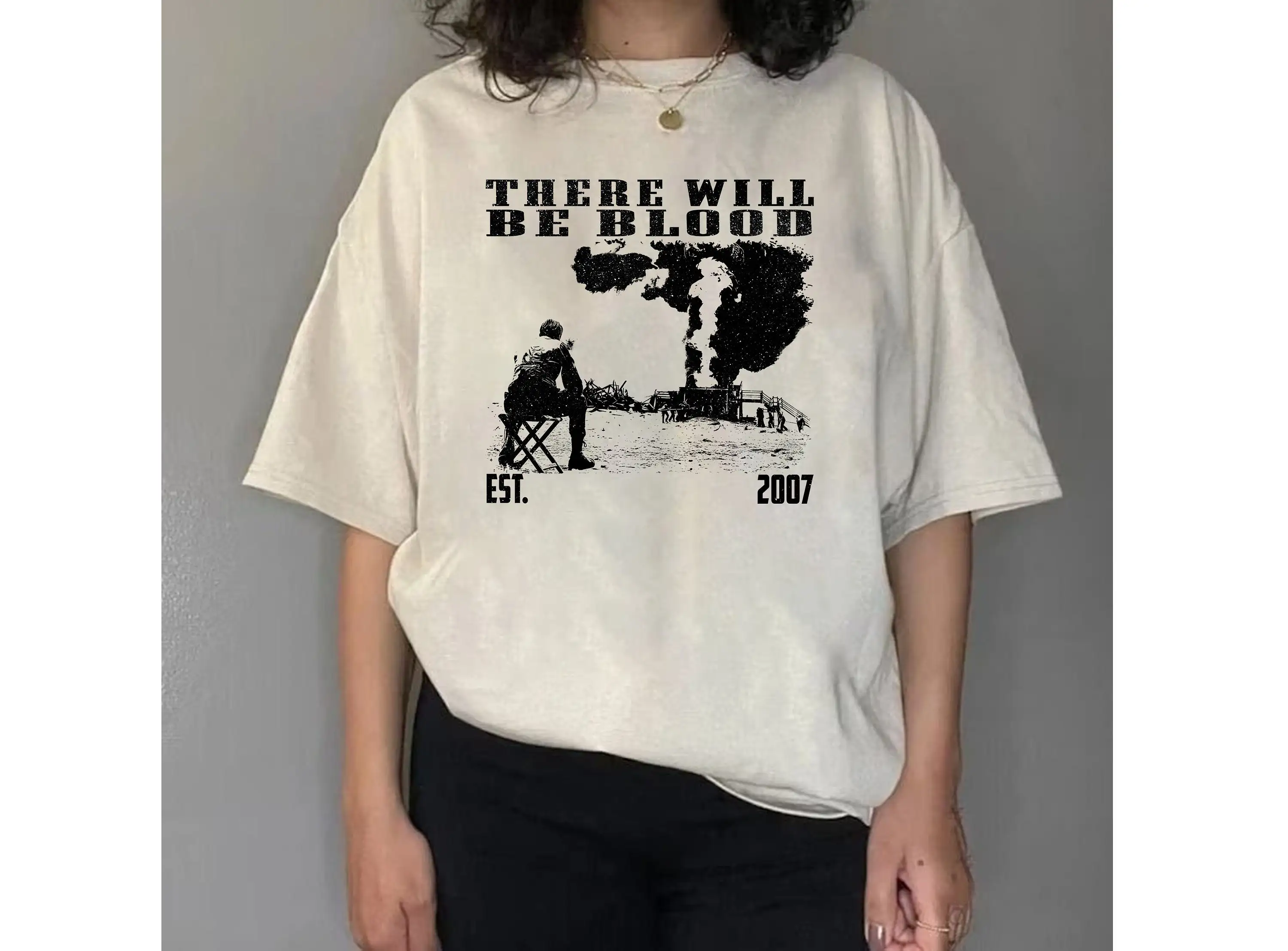 Мужская футболка с круглым вырезом