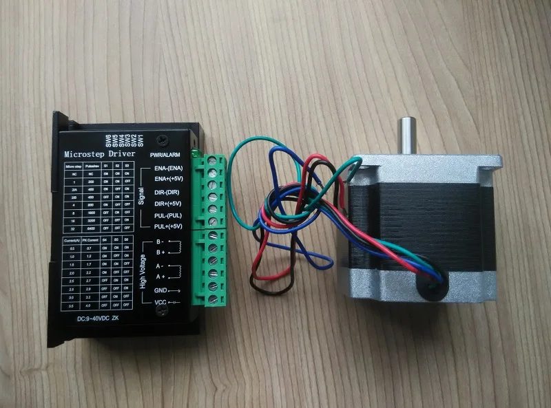 57 Stepper Motor Kit 57HS562804 Torque 1.2N.M Length 56MM + Driver 4A