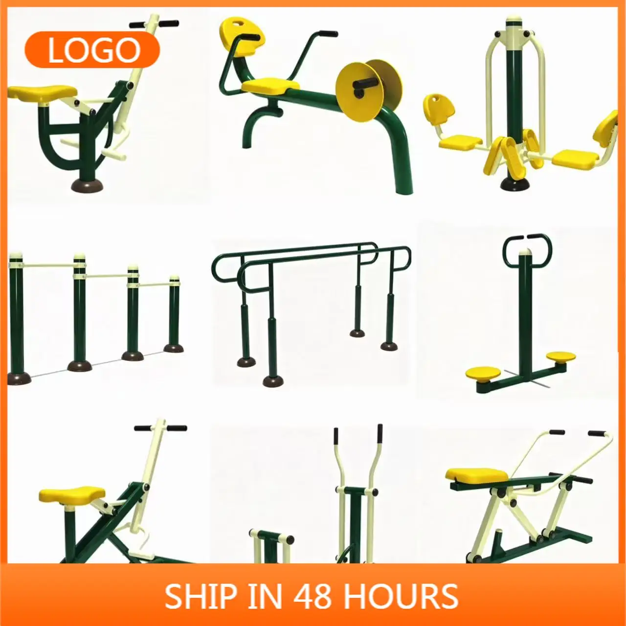 Outdoor Fitness Equipment Sets Air Walker Stainless Steel Park Gym for Communities