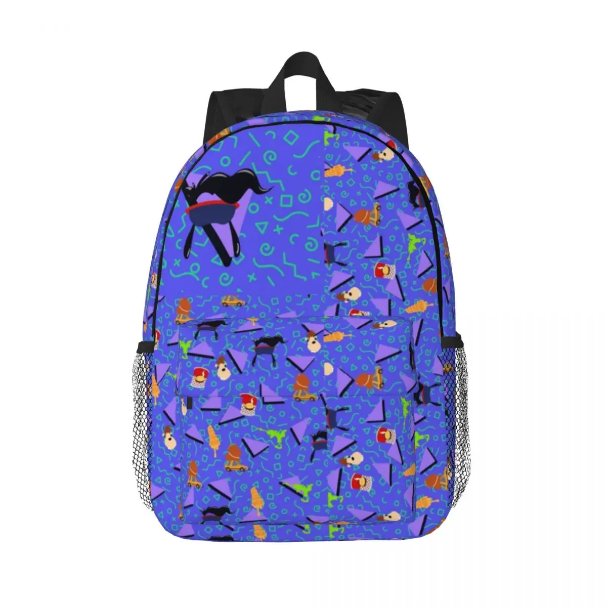 

90's Styled Goofy Movie New Fashion High Capacity Waterproof College Backpack Trendy Laptop Travel Book Bag 15inch
