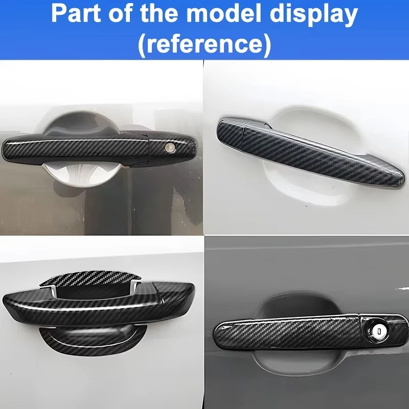 أغطية مقبض باب السيارة لملحقات دايهاتسو بون تويوتا باسو سيريون M300 AC10 2004-2015 غطاء ملصق مقبض الباب الخارجي
