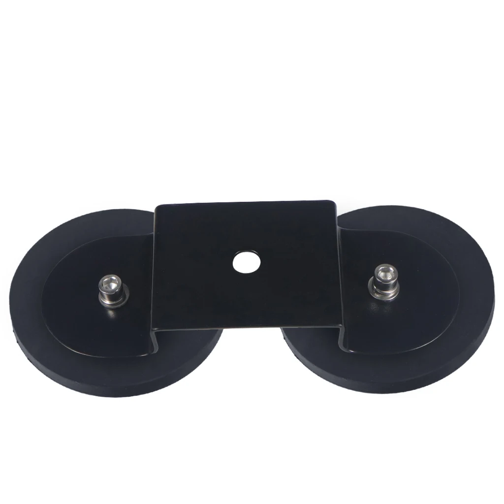 2PCS D66mm D88mm Dual Magnet Basis Gummi Halterung Magnetische Montage M10 Schraube Loch für Kamera Licht Telefon Halter Monitor display – Detail 8