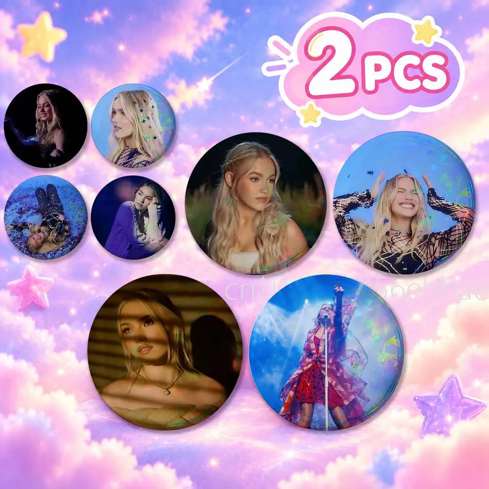 FOR Freya Skye bad taste Badge 2Pcs Set Round Button Pin Brooch 25/32/44/58/75mm Fans Collection Backpack Decor Gift