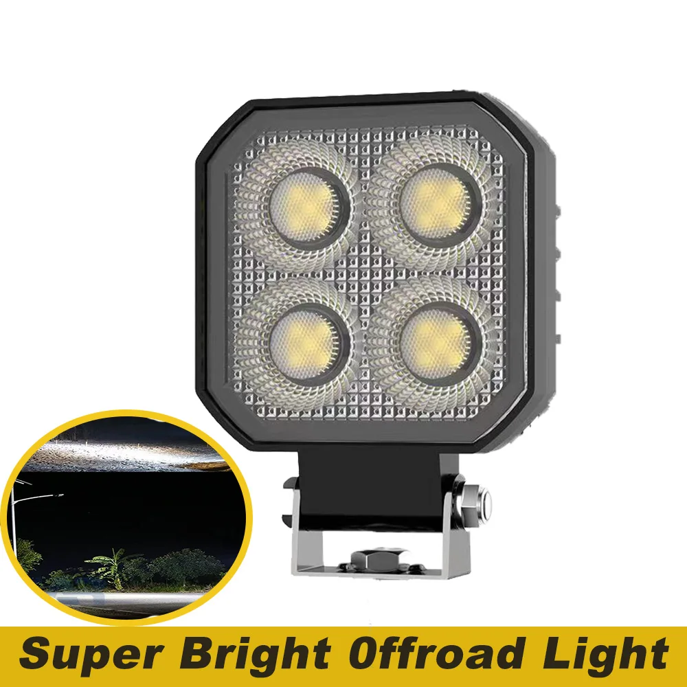 

12V24V LED Work Light Waterproof Light Bar For Car Tractor Boat Truck 4X4 4WD SUV ATV Offroad Headlight Car LED Light