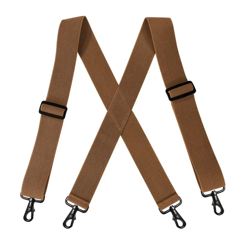 Men's 5cm Wide Adjustable Elastic Suspenders