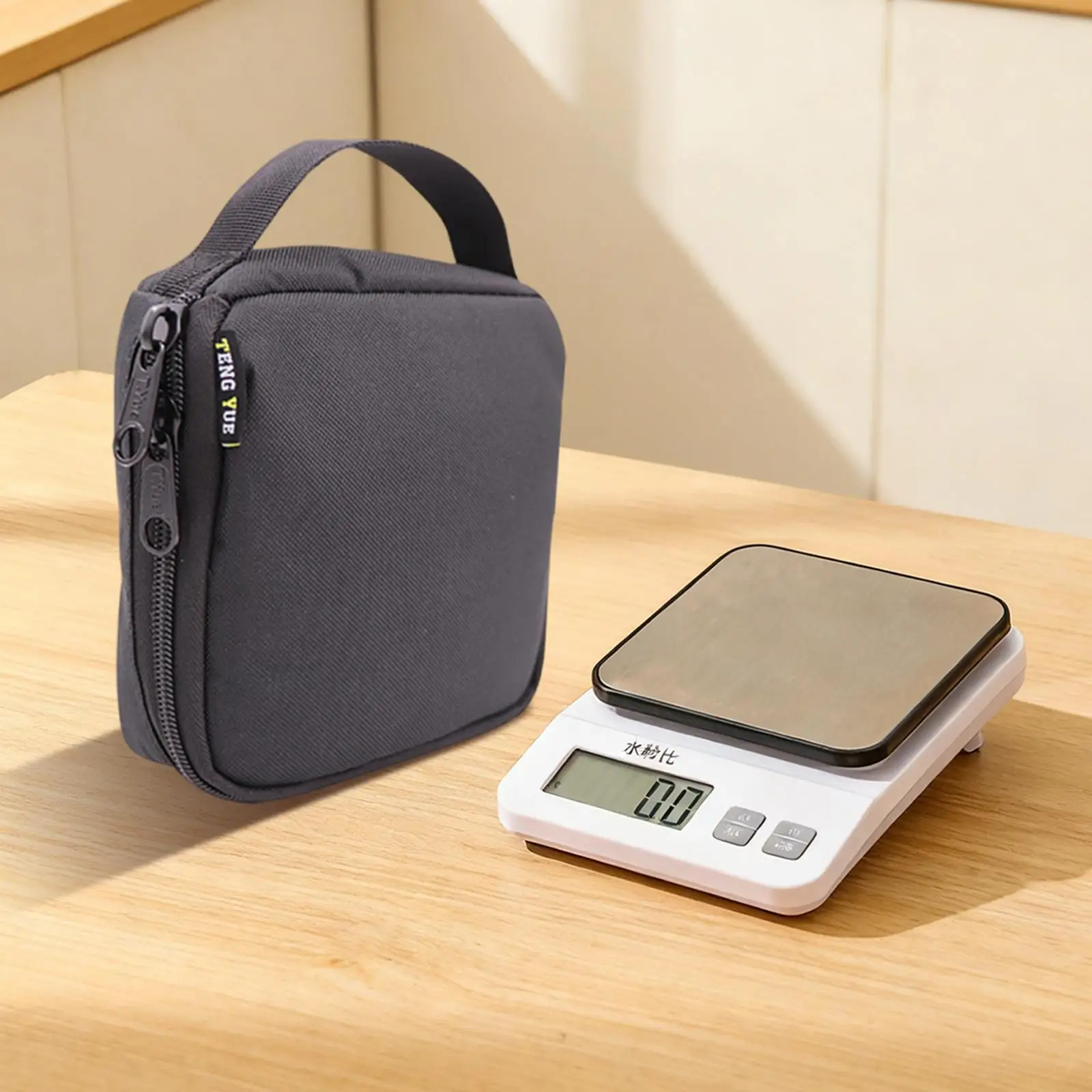 Weighing Machine Storage Bag Oxford Cloth Case Multi Functional Kitchen Scale Organizer Handheld Tote for Baking Scales
