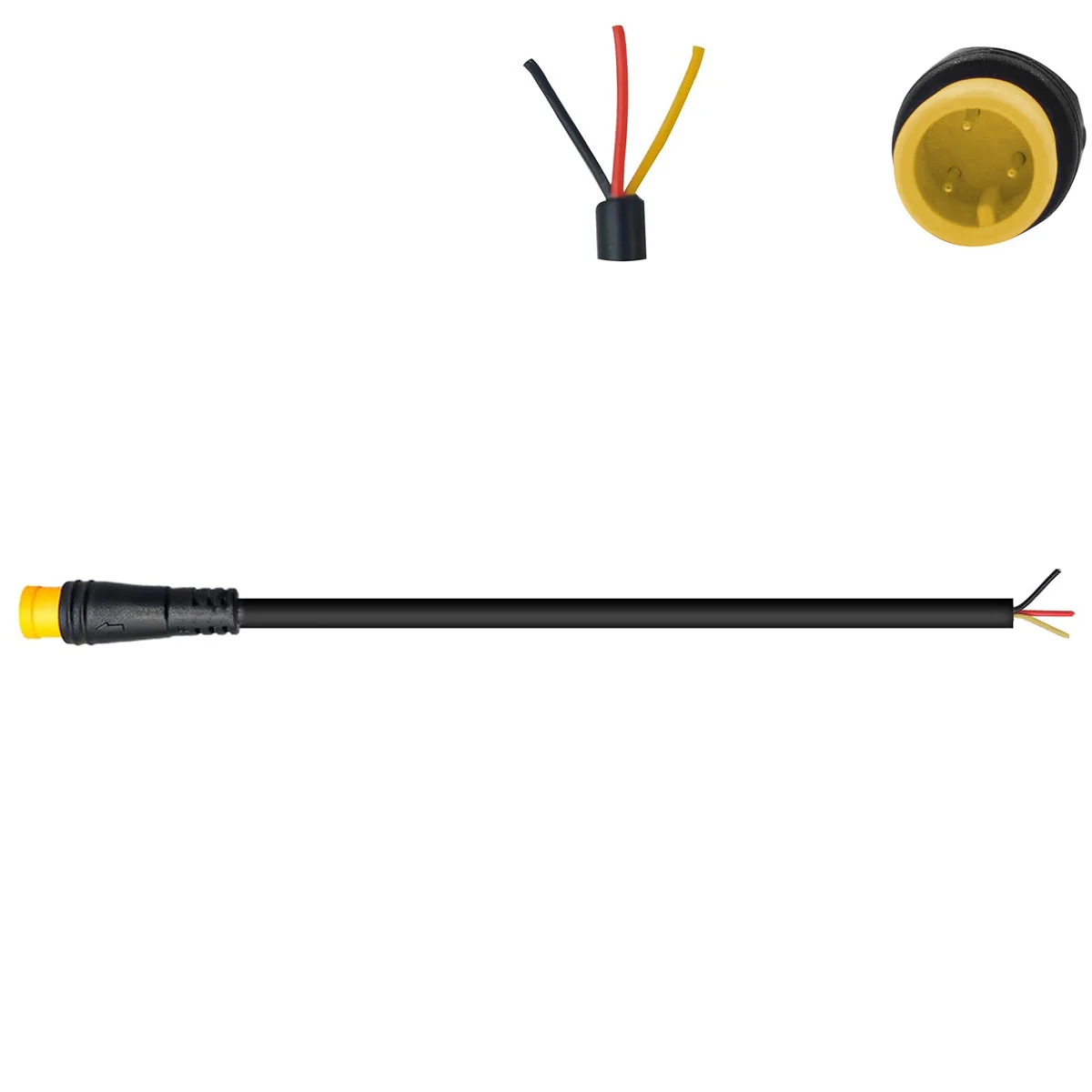 LED Power Signal Line 2/3/4/5/6Pin M8 Signal Connector Cable Male Female Waterproof Connector Outdoor Ebike Plug Wire Cable image 9