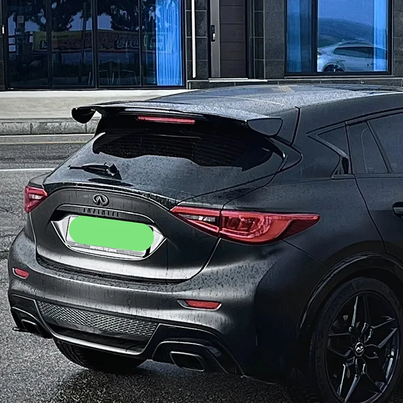 For Infiniti QX30 2015--2018 Year Spoiler Roof Rear Wing Body Kit Accessories ABS Plastic