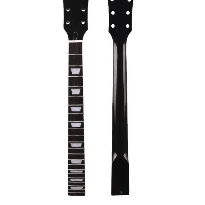 

Electric guitar neck handle 6 strings 22 frets plus maple rosewood black bright electric guitar DIY modified handle