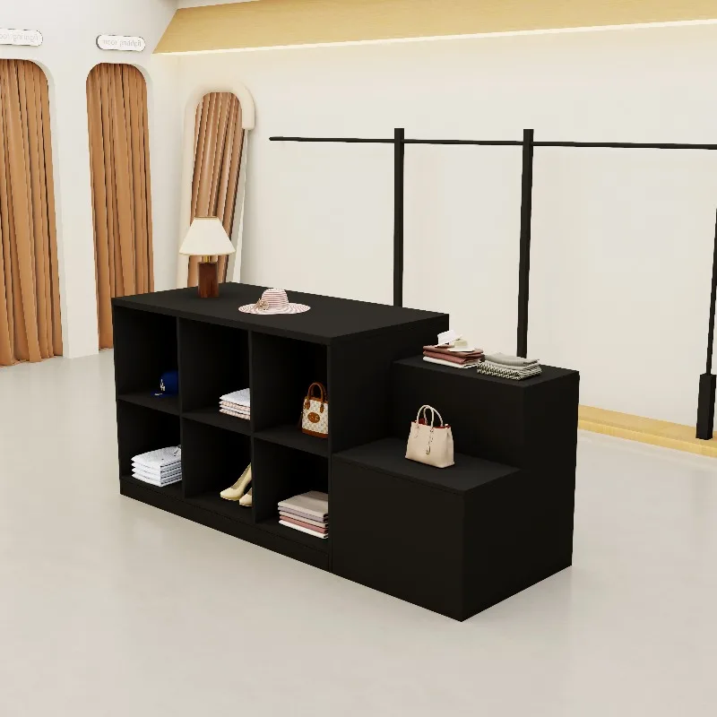Clothing store, Nakajima table, women's clothing store, simple modern display cabinet with running water table in the middle