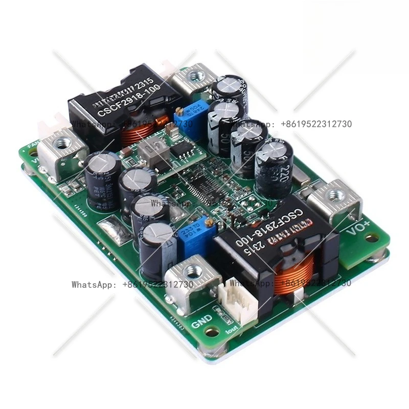2000W step-down charging board RV charger DC-DC step-down power module 12-56V to 2-54V 50A