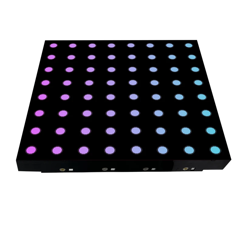 Light Emitting Diode Video Stage Lights Wireless Light Emitting Diode Magnetic 64px Dance Floor Wedding Party Stage Disco Lights