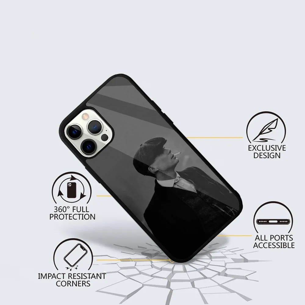 Movie P-Peaky B-Blinders  Phone Case For iPhone 16,15,14,13,12,11,Plus,Pro,Max Mini Magsafe Magnetic Wireless Charging